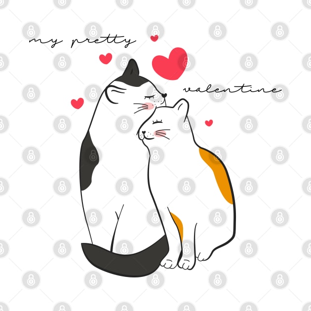 My pretty valentine cat lover by Mako Design 