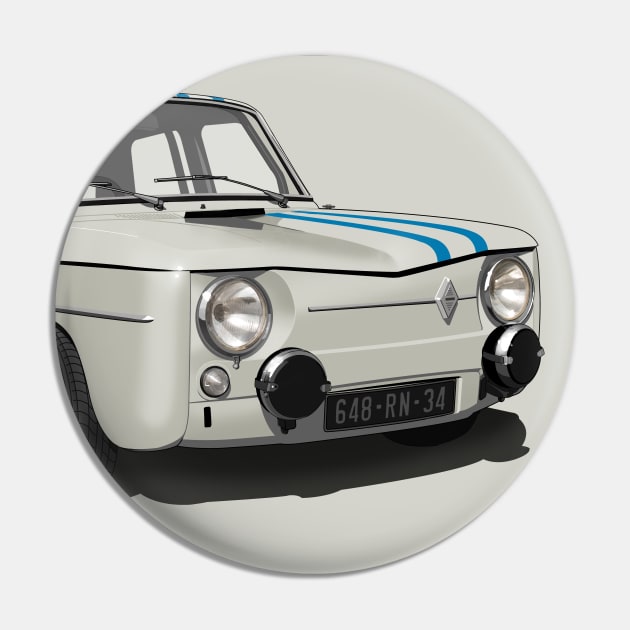 Renault R8 Gordini in grey Pin by candcretro