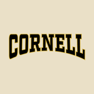 Cornell - Black and Gold T-Shirt