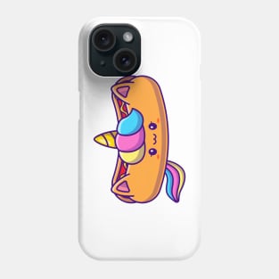 Cute Unicorn Hotdog Phone Case