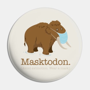 Masktodon Pin