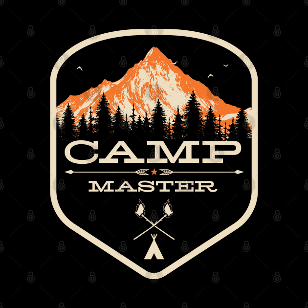 Camp Master print Camp Counselor product - Camp Staff design graphic by Vector Deluxe