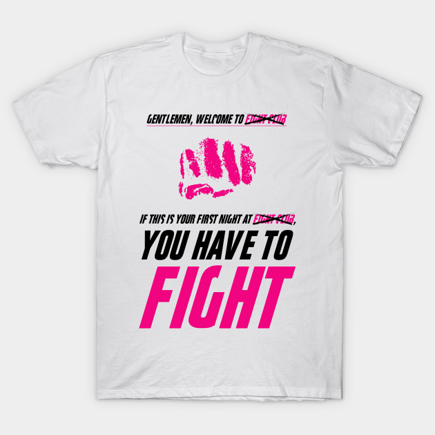 fight club pink - Fight Club - T-Shirt | TeePublic