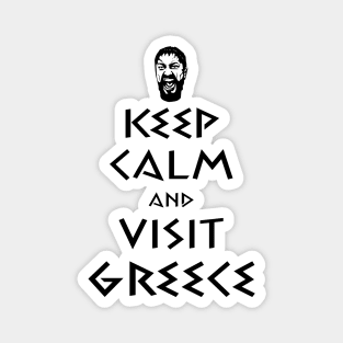 Keep Calm and Visit Greece Magnet