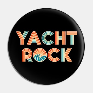 Yacht Rock Logo Pin