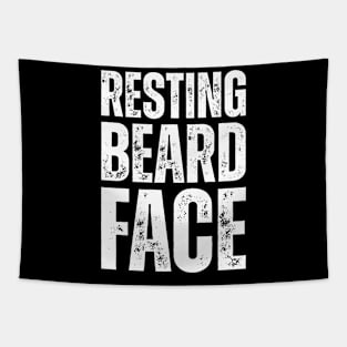 Resting Beard Face Funny Beard Parody Bearded T-Shirt Tapestry