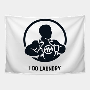 Front: I Do Laundry Back: Husband of the Year Tapestry