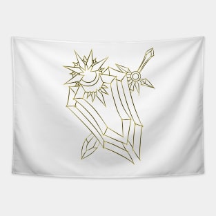 Leona Shield & Sword Tapestry