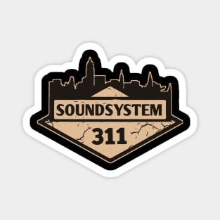 City soundsystem 311 Magnet