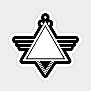 Triangle art Magnet