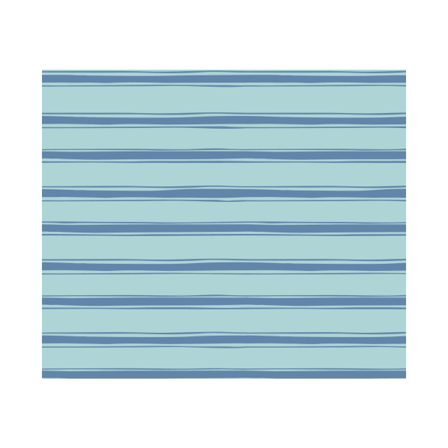 Cobalt blue french striped by hamptonstyle