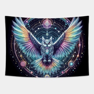 Owl Art Tapestry