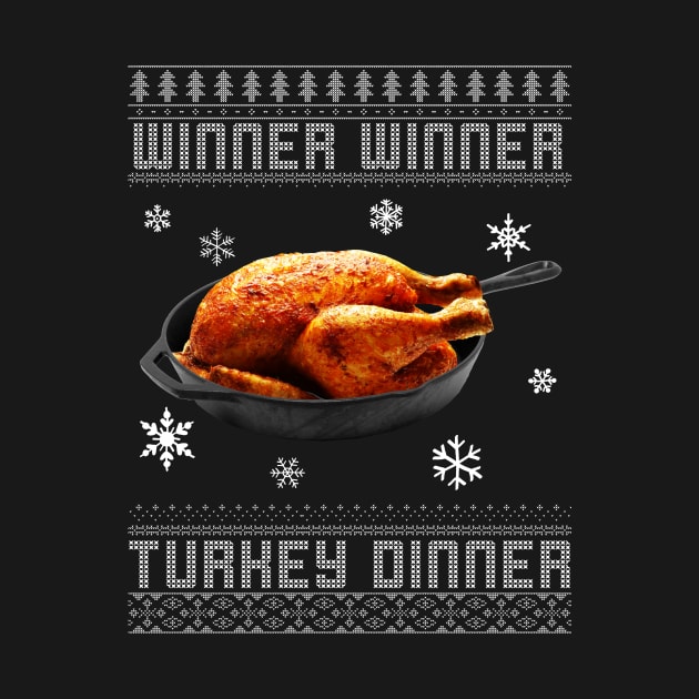 Winner Turkey Dinner PUBG Christmas Knit Pattern by Bevatron