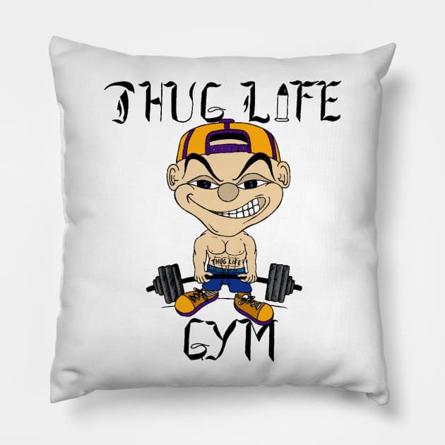 Thug Life Gym Pillow by salesgod