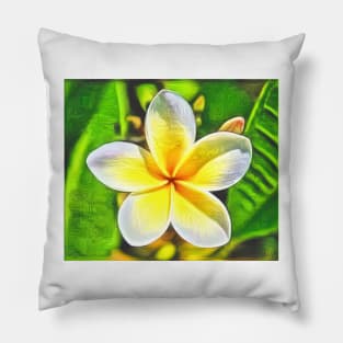 Plumeria Pillow