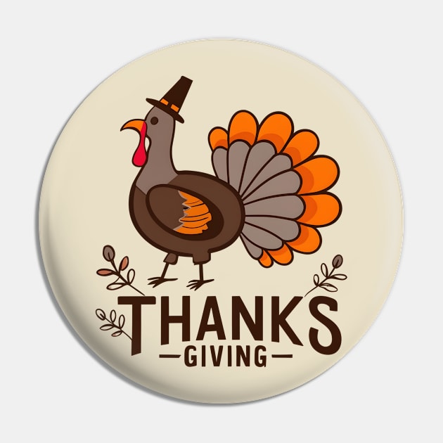 Thankgiving Pin by NomiCrafts