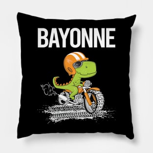 Biking Dinosaur Bayonne Pillow