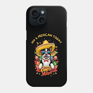 Boston Terrier Dog Cinco de Mayo Phone Case