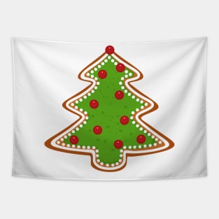 Christmas Tree Gingerbread Cookie Tapestry