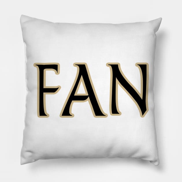 NOLA LYFE New Orleans Football SUPER FAN!!! Pillow by OffesniveLine