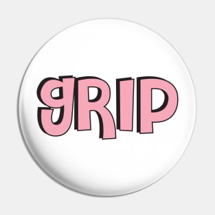 Film Crew On Set - Grip - Pink Text - Front Pin