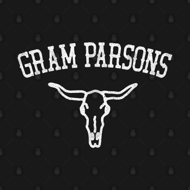 Gram Parsons // Retro Faded Style Design by DankFutura