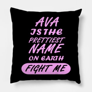 Ava girl name birth pregnancy Pillow