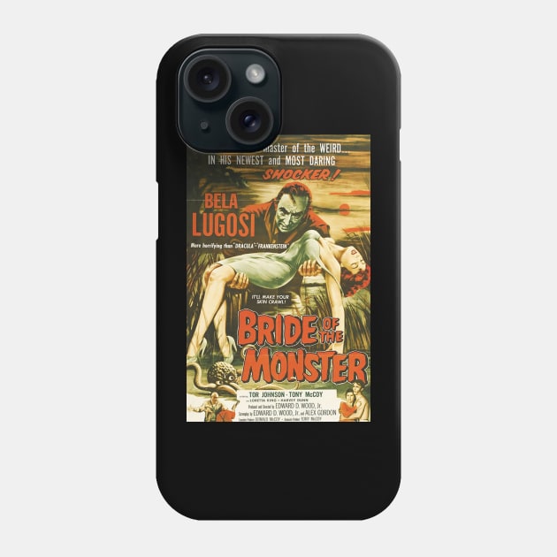 bride of the monster Phone Case by UNDER THE QUARTER