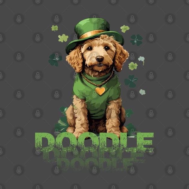 Goldendoodle St. Patrick's Day Cute Doodle by WOLVES STORE