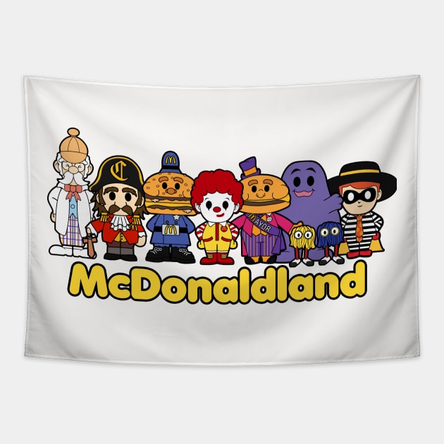 Mcdonaldland Tapestry by liora natalia