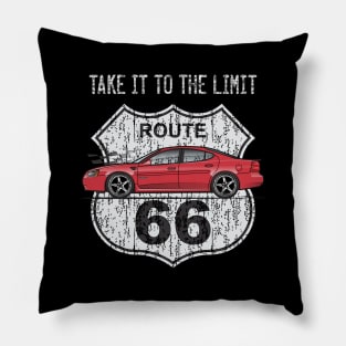 Route 66 Red 2 Pillow