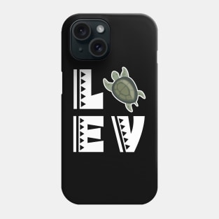 Cute love turtle t shirt funny turtle lover gifts for kids Phone Case