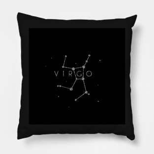 Zodiac sign constellation - virgo Pillow