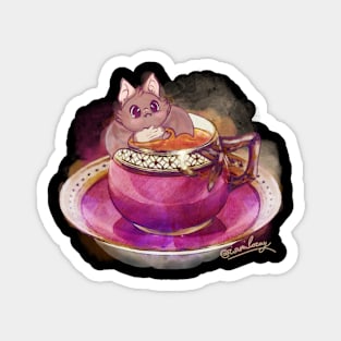 Vampire tea cup Magnet