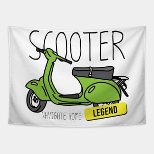 Scooter Navigate home Tapestry