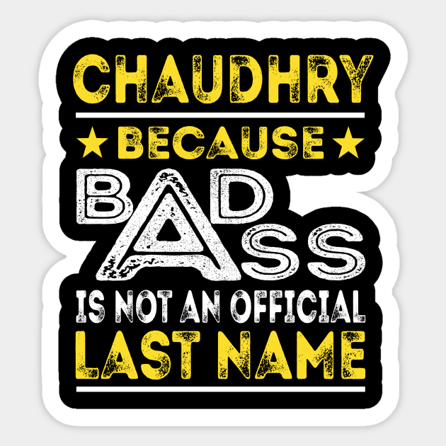 Chaudhry Chaudhry Sticker Teepublic In this video, you can find out the numerical value of alphabets in numerology. teepublic