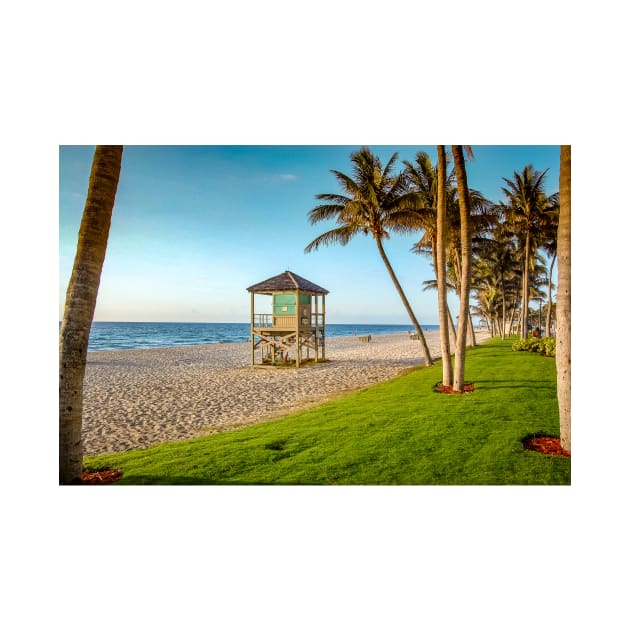 Morning Lifeguard Stand, Deerfield Beach by cbernstein