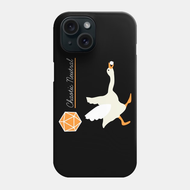 Goose is Chaotic Neutral Phone Case by DigitalCleo