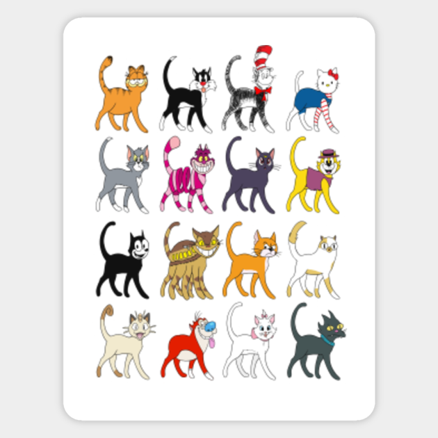 Cats Cats Cats - Cat - Sticker