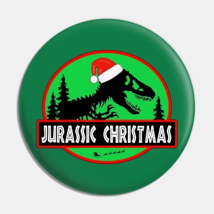 Jurassic Christmas Pin