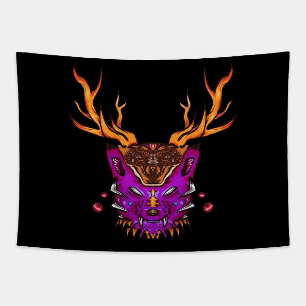 Deer Hunter Tapestry by ffsfikri