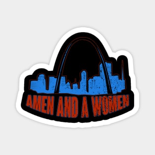 Amen And A Women. Cleaver's Missouri Political Design Magnet