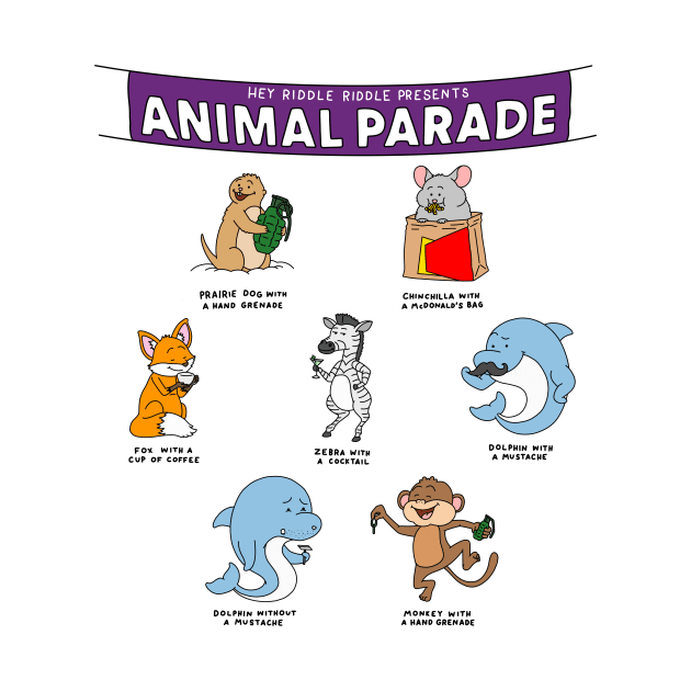 Animal Parade #1 by Hey Riddle Riddle