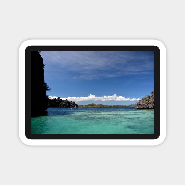 Lagon Palawan, Philippines Magnet by franck380