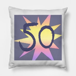 50th Pillow