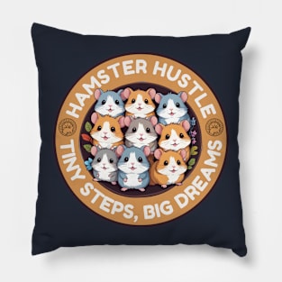 Hamsters Hustle Pillow