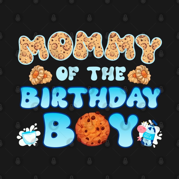 Mommy Of The Birthday Boys Milk and Cookies B-day Gift For Boys Kids Toddlers by tearbytea