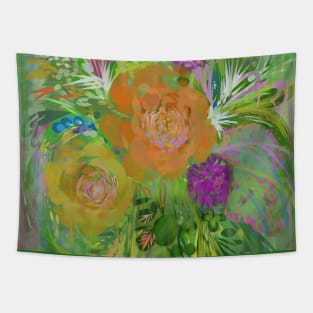 Abstract Floral collection Tapestry