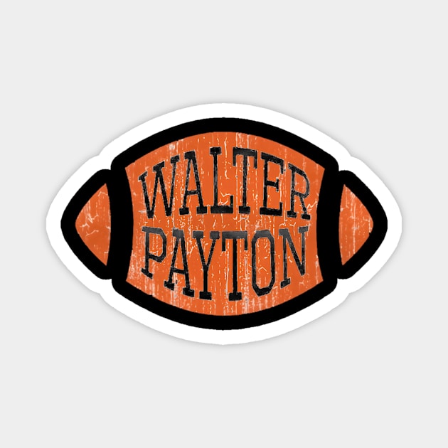 Walter Payton Chicago Football Magnet by Lonacrumton