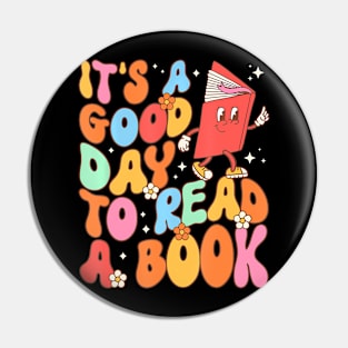 Read a Book Librarian Teacher Kids Women Pin